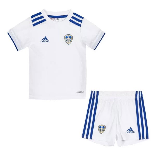 Camiseta Leeds United Primera equipo Niños 2020-21 Blanco